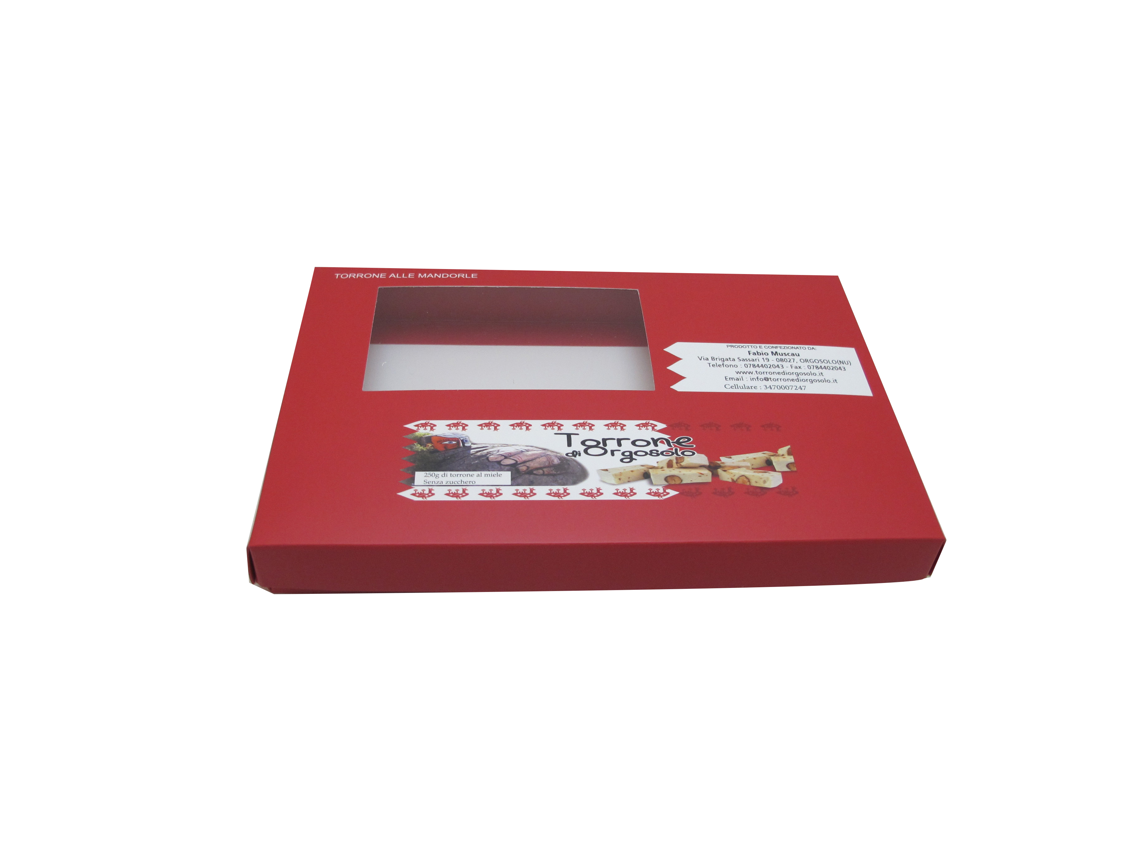 red candy box