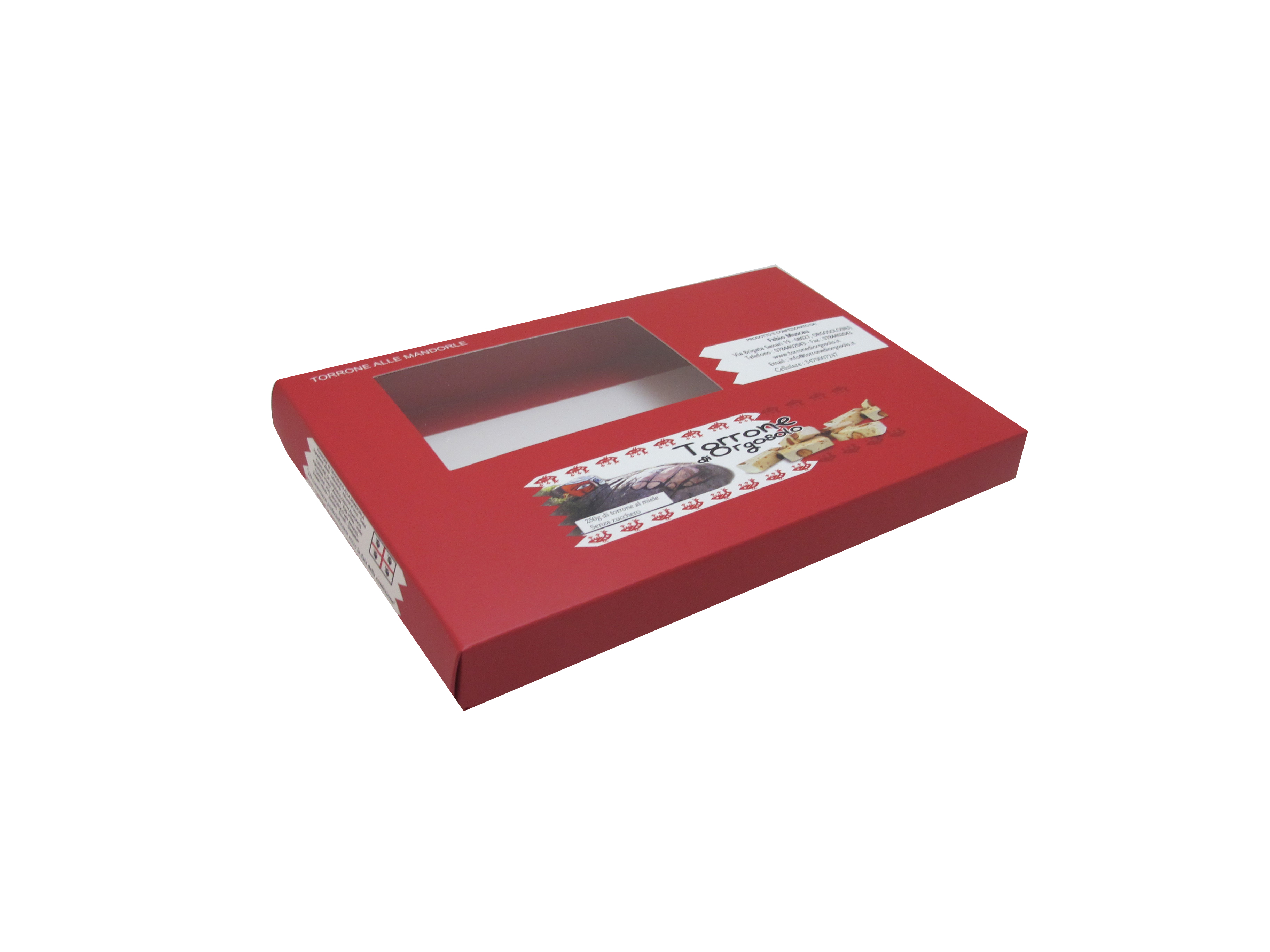 red candy box