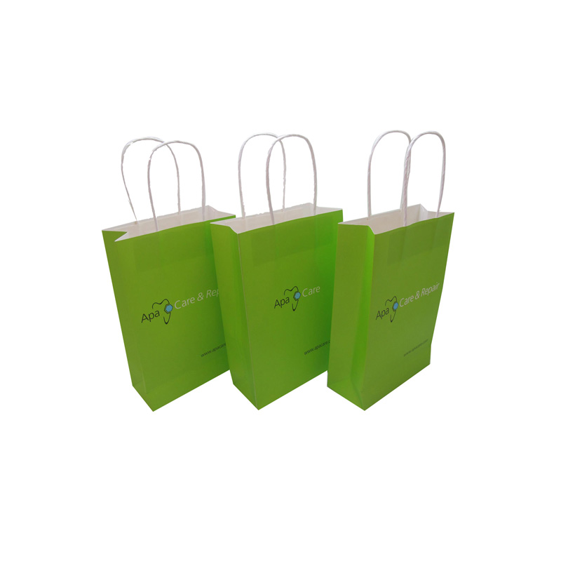 Custom new design food craft paper packaging bag