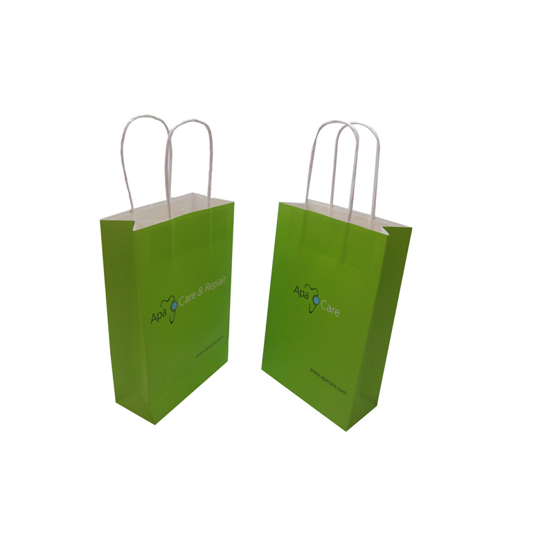 Custom new design food craft paper packaging bag