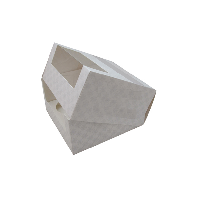 paper packaging box with clear window