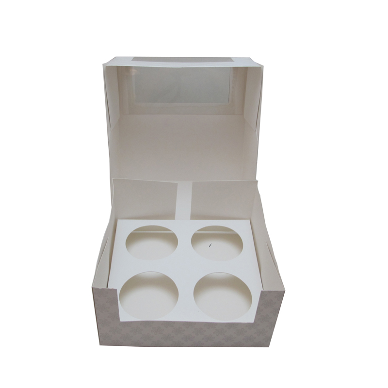 paper packaging box with clear window