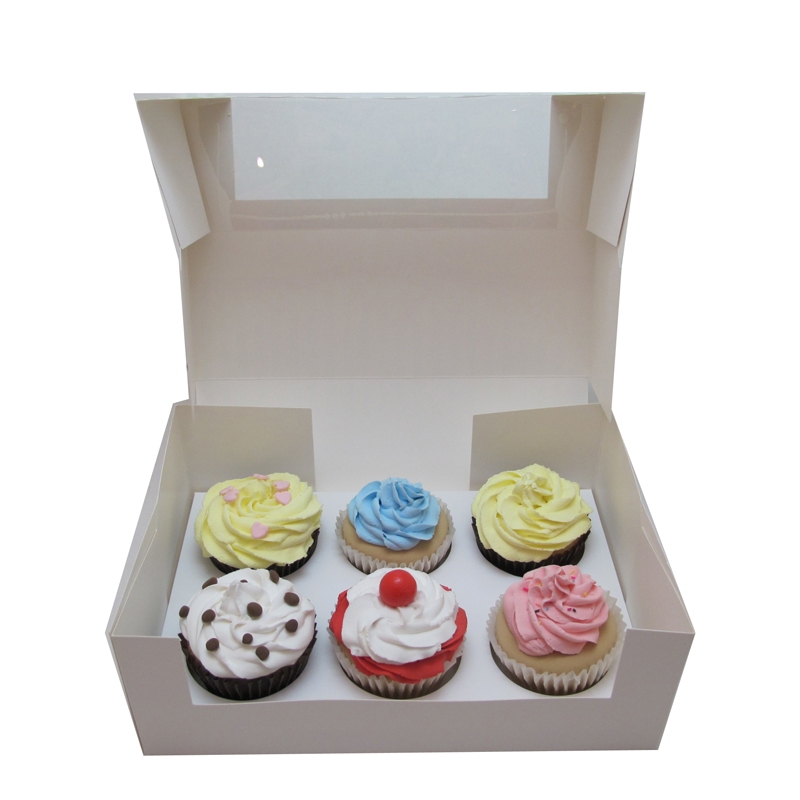 paper kraft cupcake box