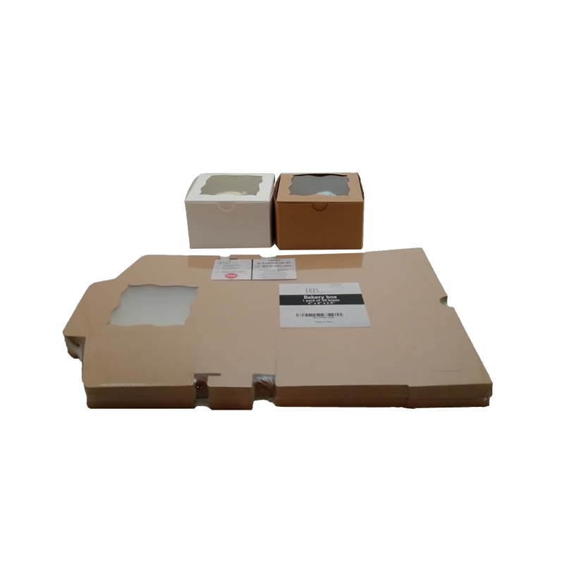 single cup paper kraft cupcake box
