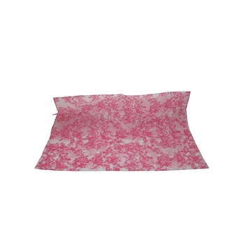 Pink flower 17gsm gift tissue paper