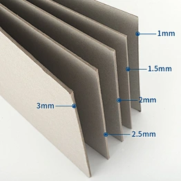Dongguan factory supply wholesale grey cardboard