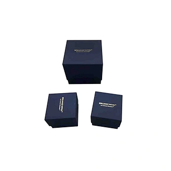 Custom PU leather jewelry boxes with lining flannel