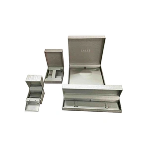 Custom PU leather jewelry boxes with lining flannel