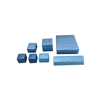Custom PU leather jewelry boxes with lining flannel