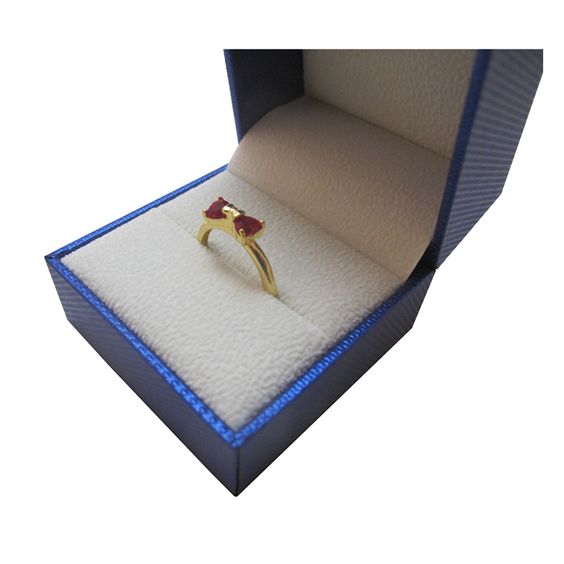 blue wedding ring packaging boxes