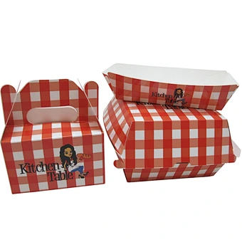 Cutom paper cake box with logo printing bakery packaging box with handle