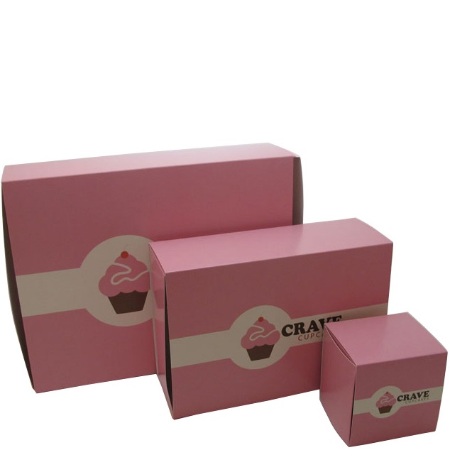 Custom Cupcake Boxes Mini Cake Drawer Box Printing Logo 6 hole Cupcake box
