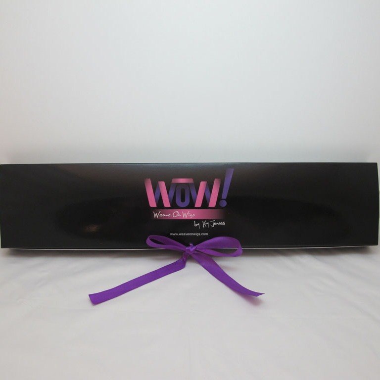 Cheap Price Custom Braid Hair Extension Paper Wig Boxes Packaging With Ribbon