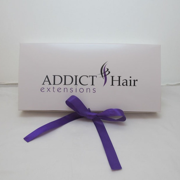 Custom Wig packaging boxes With Ribbon