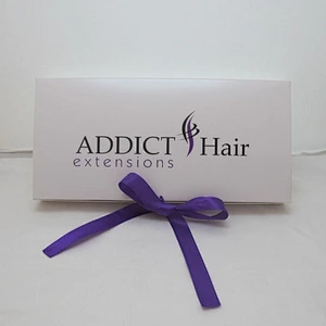 Custom Wig packaging boxes With Ribbon