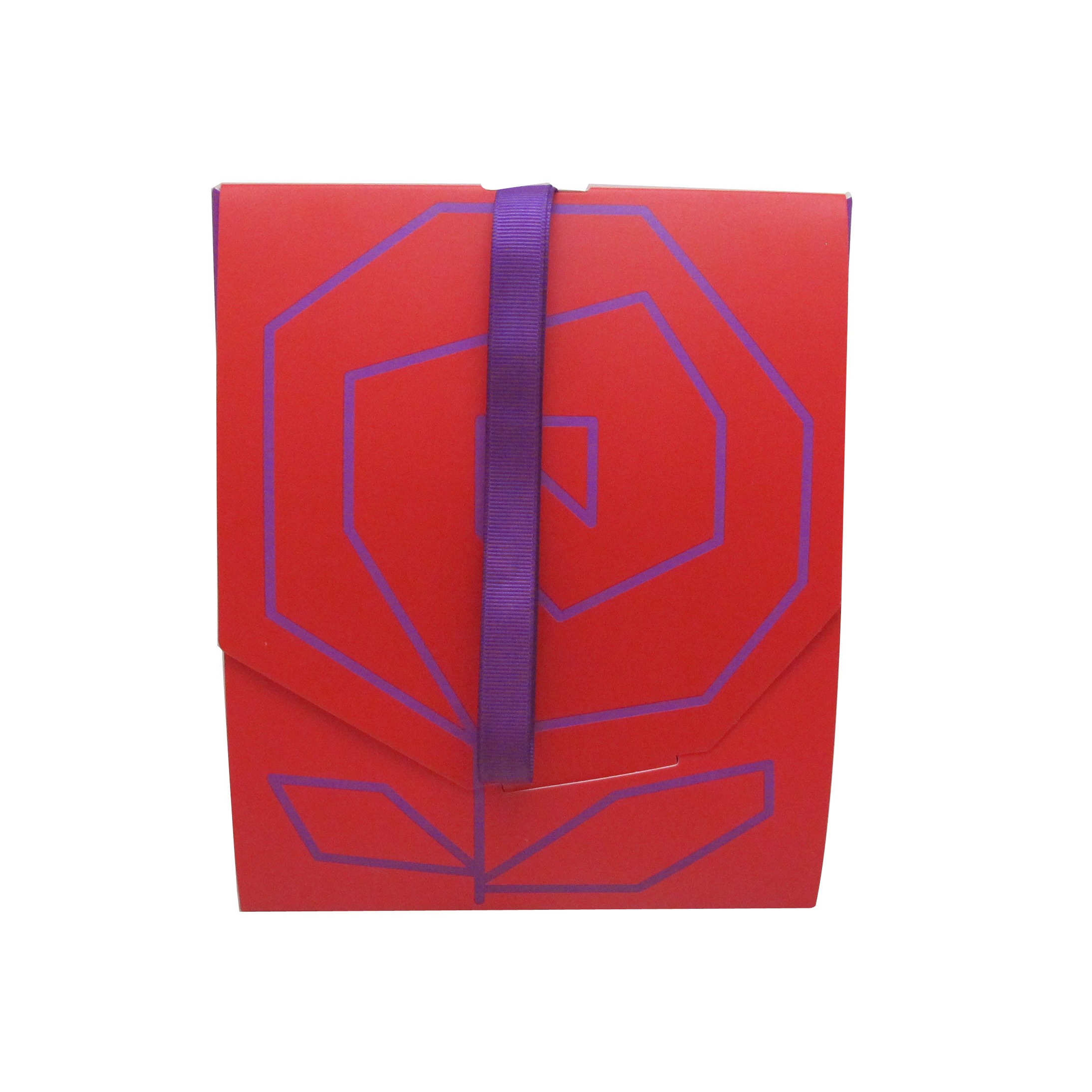 Wholesale Eco-friendly Custom Triangle Card Box with Ribbon