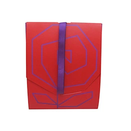 Wholesale Eco-friendly Custom Triangle Card Box with Ribbon