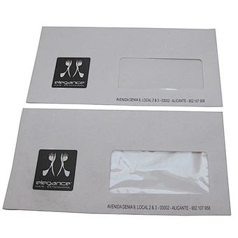 White Customized Logo Printing High Quality Paper Envelopes With Window Wholesale Bio-friendly Envelope