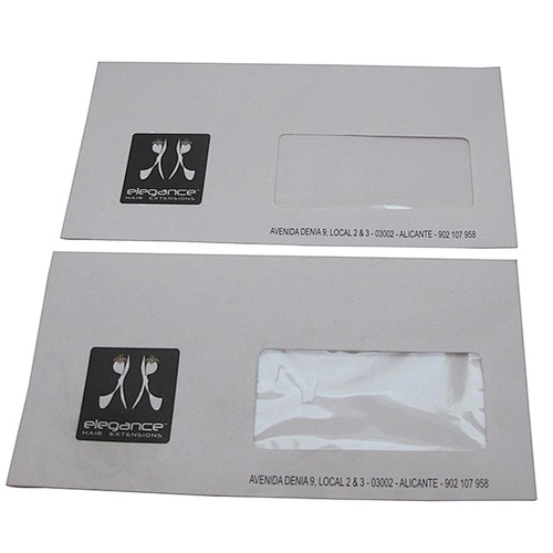 White Customized Logo Printing High Quality Paper Envelopes With Window Wholesale Bio-friendly Envelope