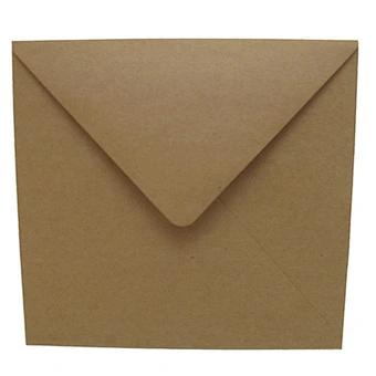 Brown Western Style Customized Size Paper Envelope High Quality Adhesive Envelopes