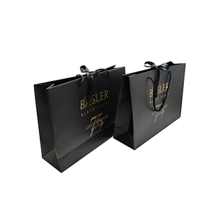 Wholesale Custom High-Quality Paper Bags with Ribbon