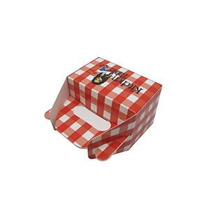 Cutom paper cake box with logo printing bakery packaging box with handle