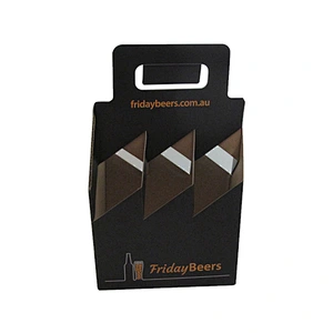 Luxury Premium Custom 6 Pack Beer Box with Handles