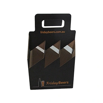 Luxury Premium Custom 6 Pack Beer Box with Handles