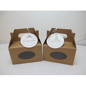 Brown Kraft Paper Cake Box - Eco-Friendly Packaging