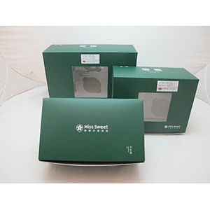 Custom Cupcake Green Paper Luxury Box