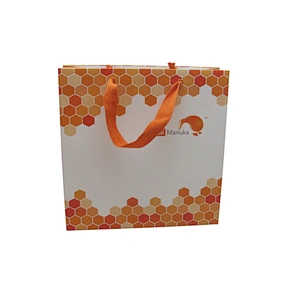 Custom Wholesale Paper Bag Packaging Bag  Gift Bag With Ribbon