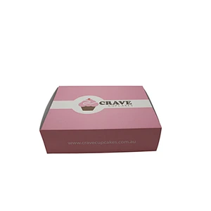 Custom Cupcake Boxes Mini Cake Drawer Box Printing Logo 6 hole Cupcake box