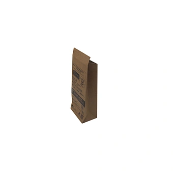 Brown Bakery Paper Bag without Handles with Window for Wholesale Custom