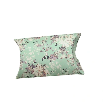 Factory Art Paper Treat Favor Box Floral Pillow Candy Box