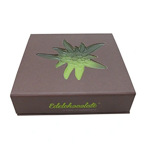 Custom Flip Top Magnetic Lock Ballotin Cute Chocolate Box with Logo
