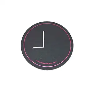 Supplier custom absorbent coaster logo print paper coaster for drink
