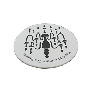 Eco Friendly Advertising Beer Pad Custom Printing Logo Absorbent Coasters Round Paper Beer Coaster