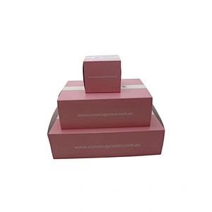 Custom Cupcake Boxes Mini Cake Drawer Box Printing Logo 6 hole Cupcake box