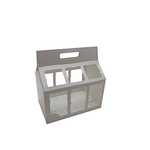 Wholesale Eco-friendly Custom Portable Paper Box with PVC Window