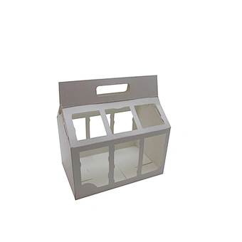 Wholesale Eco-friendly Custom Portable Paper Box with PVC Window
