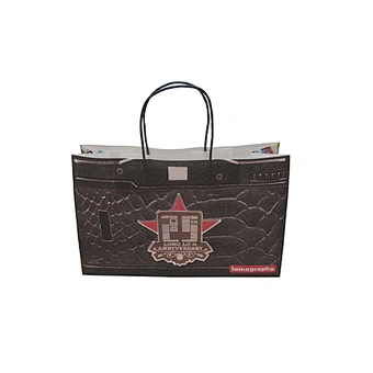 Wholesale Eco-Friendly Custom Design Gift Packing Kraft Paper Bag with Handles