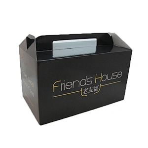 Custom Logo Luxury Rigid Packaging Box With Handle