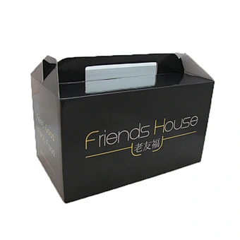 Custom Logo Luxury Rigid Packaging Box With Handle
