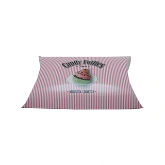 Bakery Candy Packaging Custom Pillow Paper Box with Logo