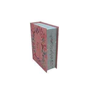 Custom Scented Tea Storage Paper Mache Book Box