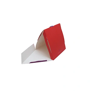 Wholesale Eco-friendly Custom Triangle Card Box with Ribbon