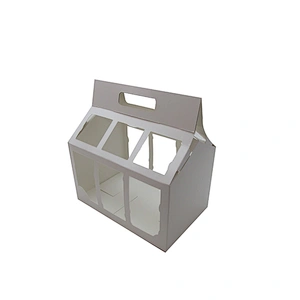 Wholesale Eco-friendly Custom Portable Paper Box with PVC Window