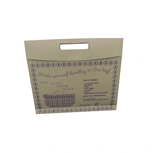 Wholesale Die Cut Color Printing Custom Portable Paper Box with Window