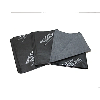 Eco friendly black wrapping tissue paper custom full printed tissue paper with logo print
