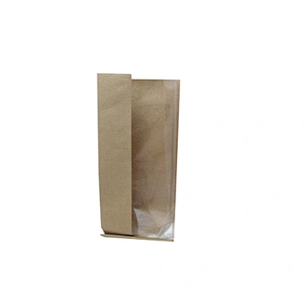 Custom Brown Kraft Paper Bag without Handles Bread Packing